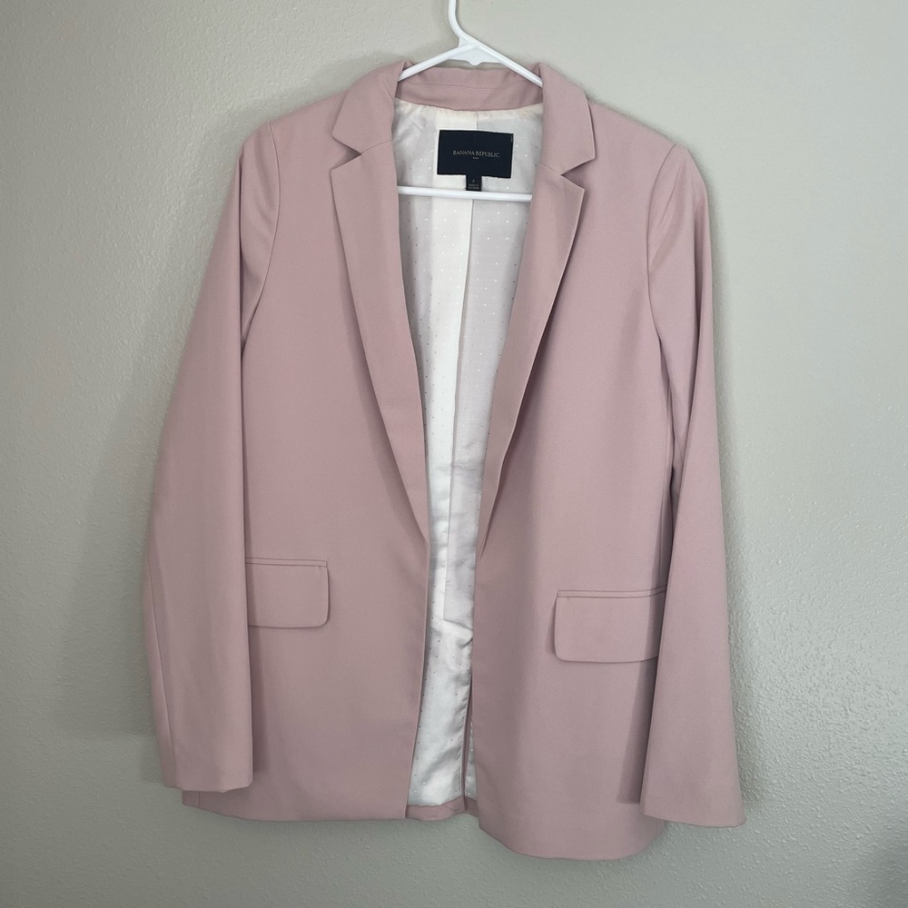 Blush Banana Republic Blazer